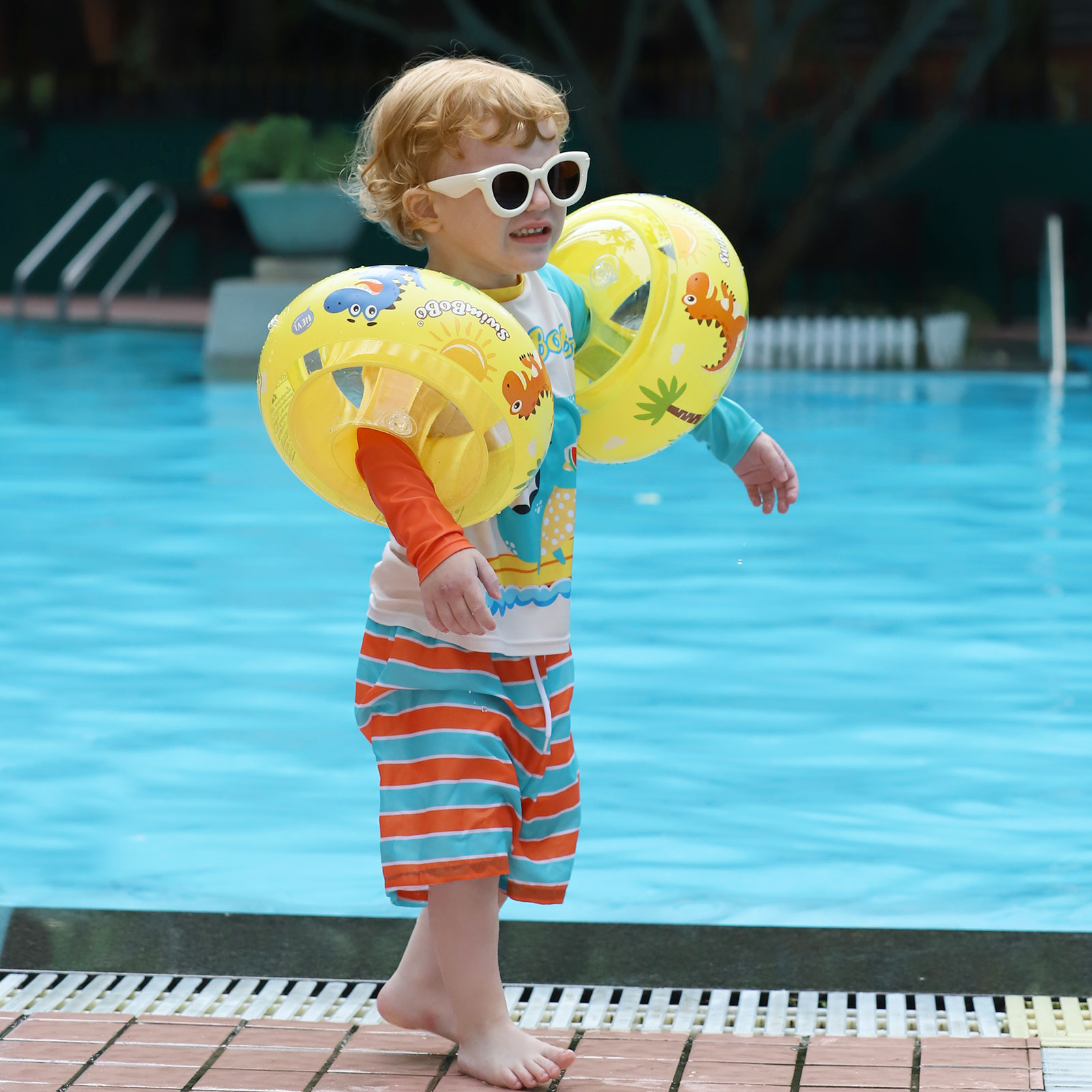 Swimbobo amarelo verão nadar a - Aquatic Sports avaliação e preço